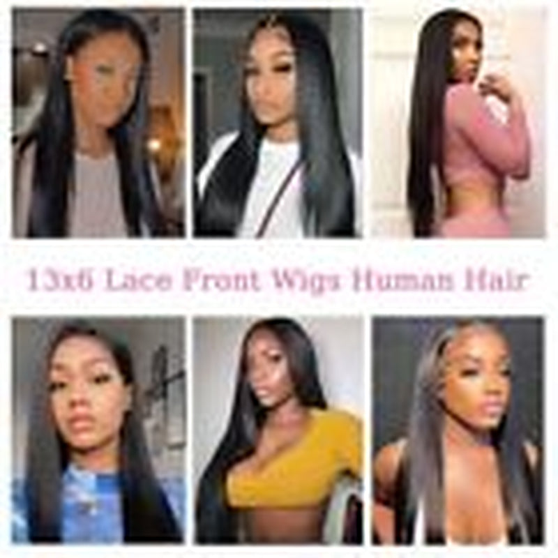 13X6 Lace Front Wigs Human 28 Inch 13X6 Straight Lace Front Wigs Human Hair