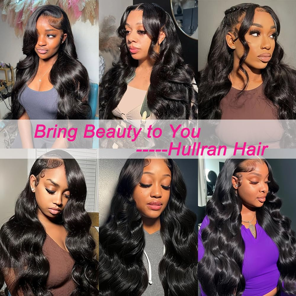 28 Inch 13X6 Lace Front Wigs Human Hair Body Wave Wig HD Lace Front Wigs Human Hair Glueless Wigs Human Hair Pre Plucked HD Transparent Lace Wigs for Black Women Frontal Wigs Human Hair